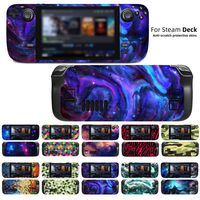 Anti-scratch wrap Cover DIY gra konsola Decor dla Steam Deck pokrowiec ochronny estetyczna naklejka na skórki do pokładu parowego 1